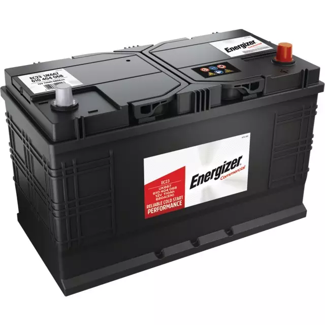 BATTERIE EC23 12V 110AH 680A + A DROITE ENERGIZER COMMERCIAL
