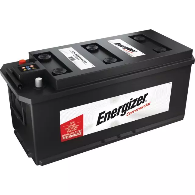 BATTERIE EC30 12V 143AH 950A + A GAUCHE SUR LARGEUR ENERGIZER COMMERCIAL