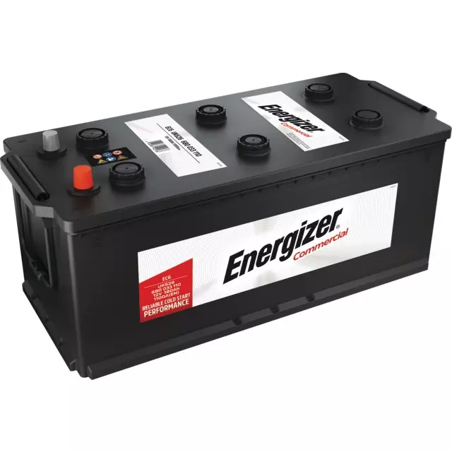 BATTERIE EC6 12V 180AH 1100A + DROITE SUR LARGEUR ENERGIZER COMMERCIAL