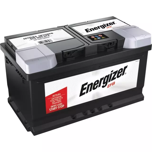 BATTERIE EE75LB4 12V 75AH 730A EN + A DROITE EFB ENERGIZER