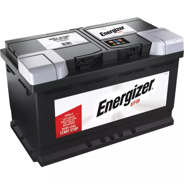 BATTERIE EE80L4 12V 80AH 800A EN + A DROITE EFB ENERGIZER
