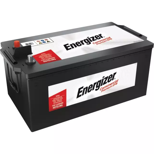 BATTERIE EFB1 12V 225AH 1200A + A GAUCHE SUR LARGEUR EFB ENERGIZER COMMERCIAL