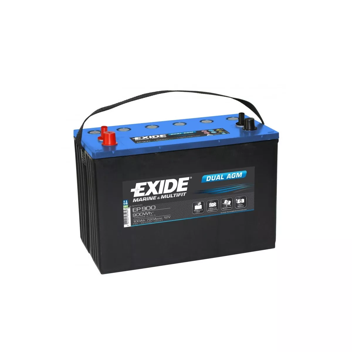 BATTERIE EXIDE DUAL EP900