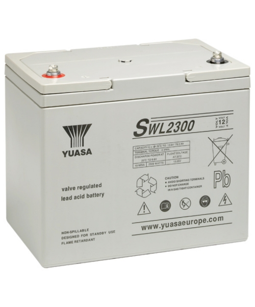 BATTERIE YUASA SWL2300T 12V 79Ah