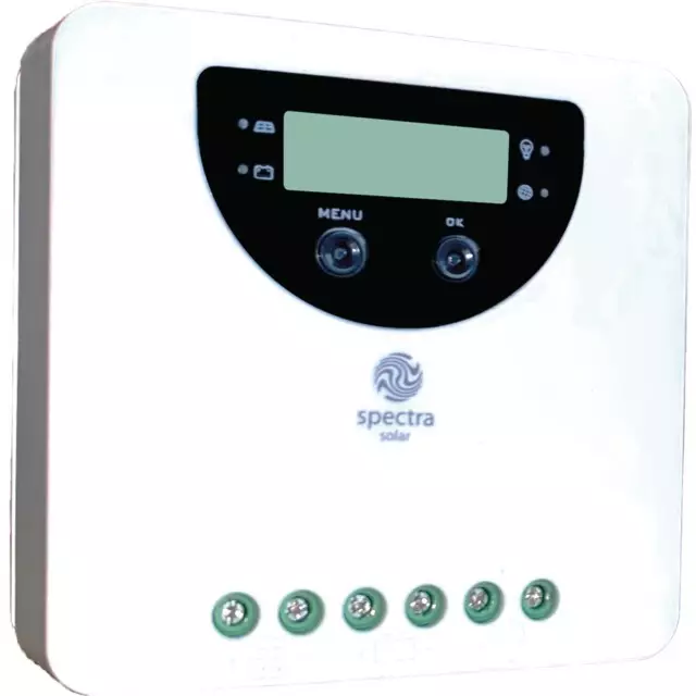 RÉGULATEUR MPPT 20A-12/24V POUR PANNEAU SOLAIRE SPECTRA PERC-S + FONCTION BLUETOOTH MARLEC