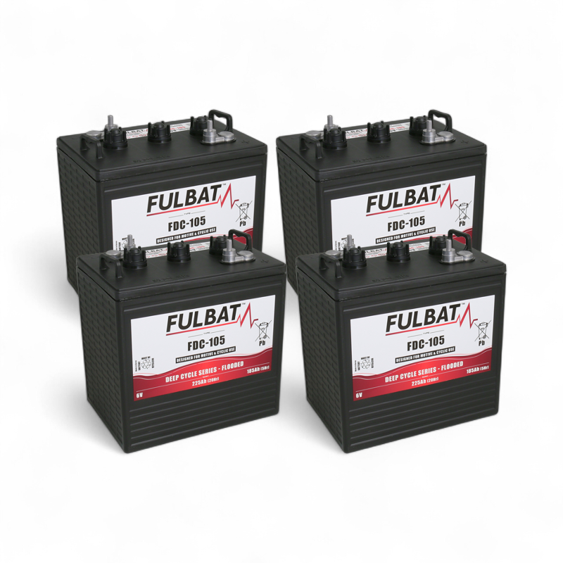 FDC-105 LOT DE 4 BATTERIES