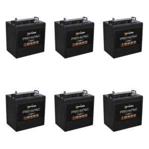 Batterie yuasa DCB105-6 6v 225ah lot de 6 batteries