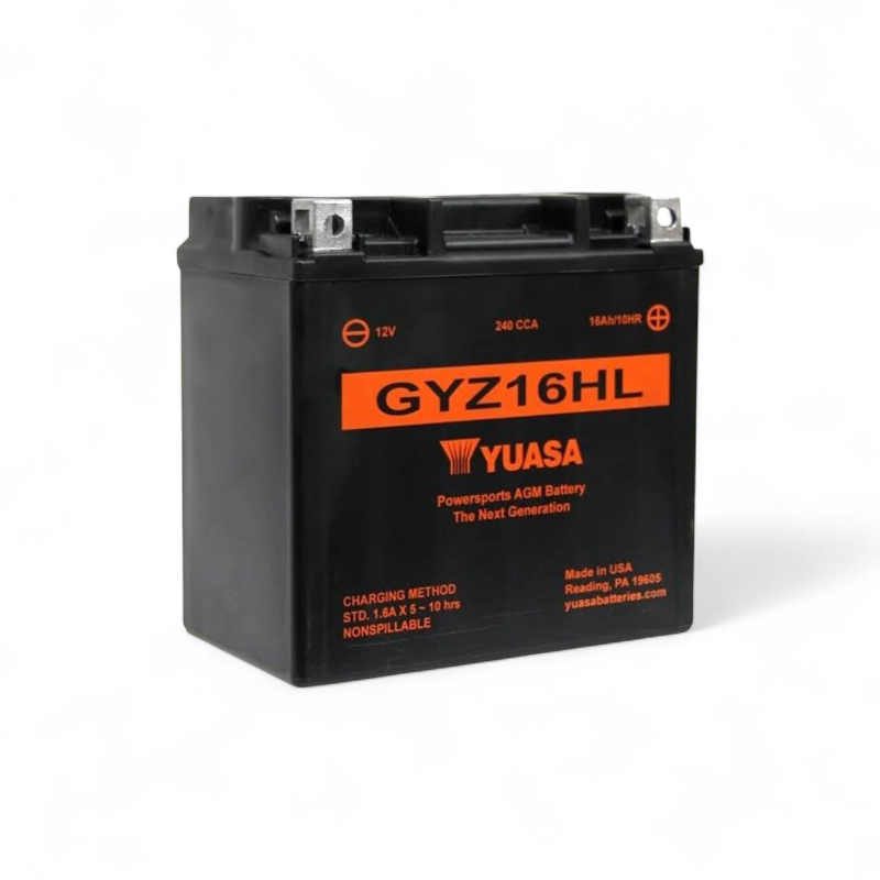 Batterie moto yuasa gyz16hl 12v 16.8ah 240a agm