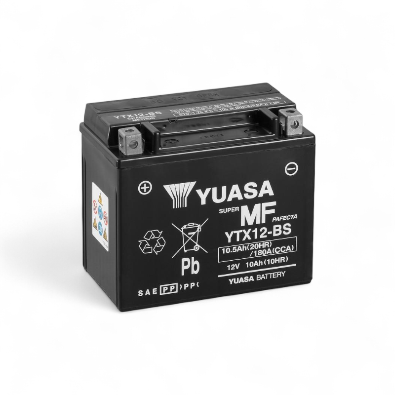Batterie Moto Yuasa YTX12 12V 10.5ah 180a