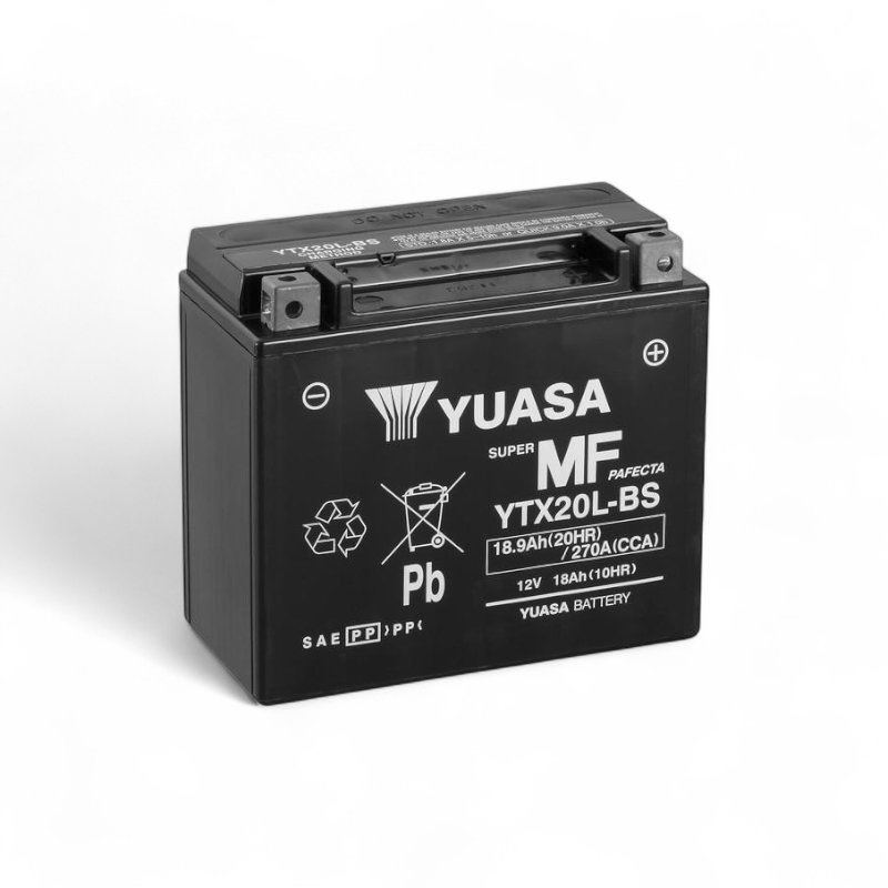 Batterie Moto Yuasa YTX20l 12V 18.9ah 270a