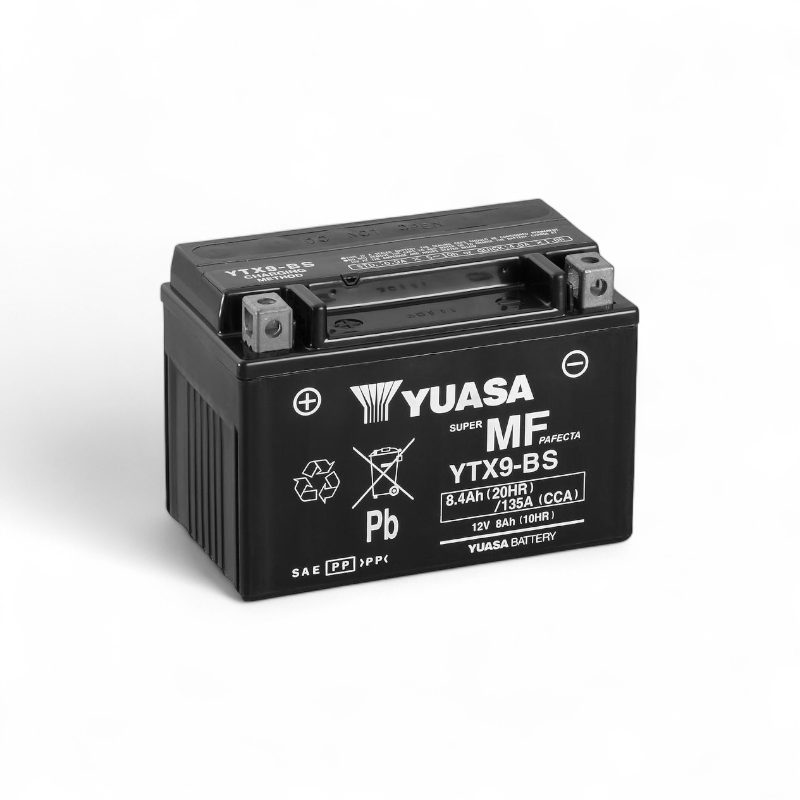 Batterie Moto Yuasa YTX9 12V 8.4ah 135a