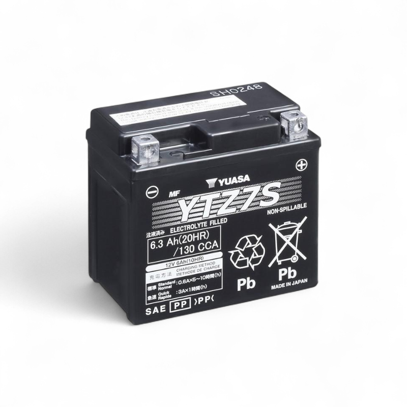 Batterie Moto Yuasa YTZ7S 12V 6.3ah 130a